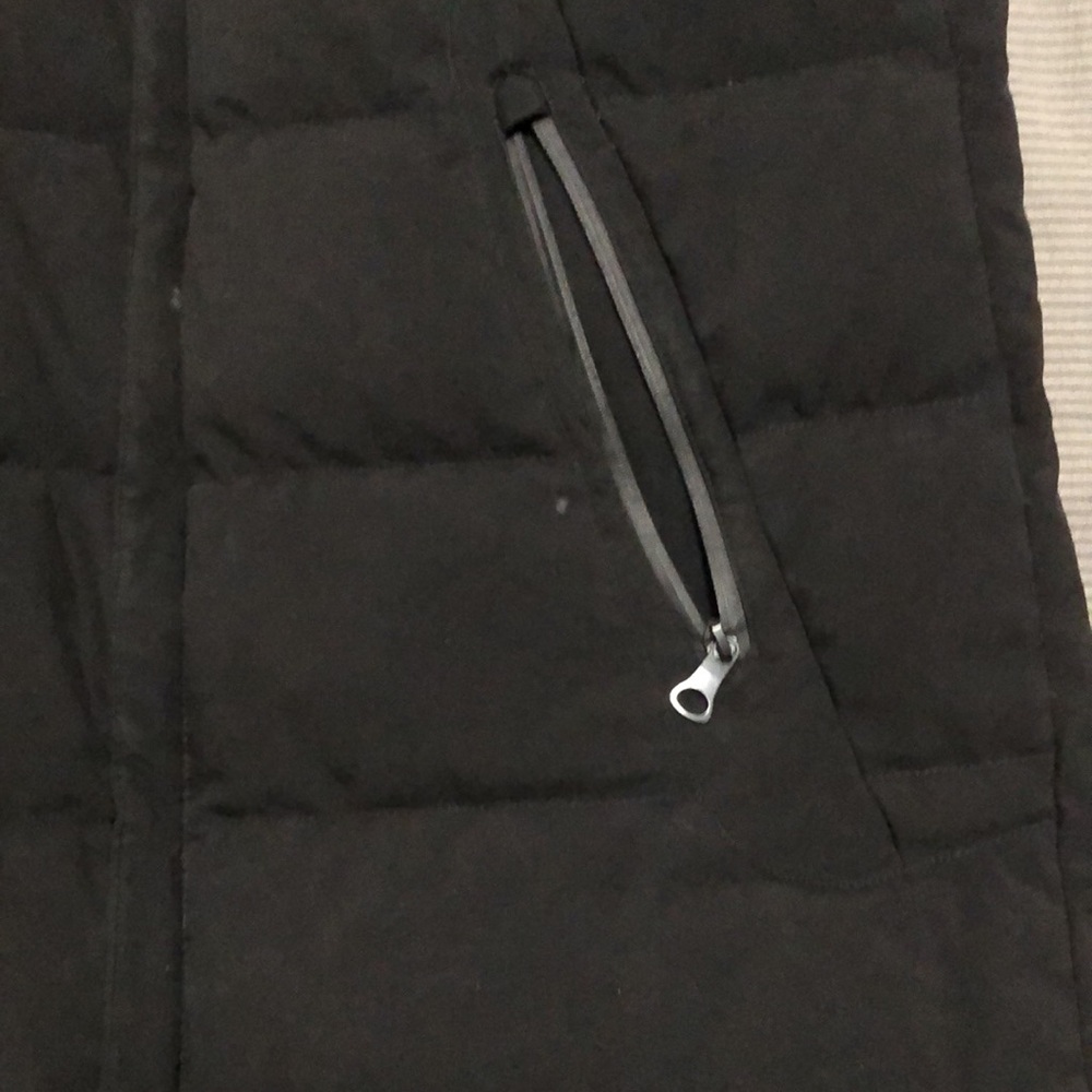 Men's black warm vest jacket - Picture 4 of 9